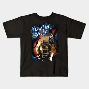 Howlin' Wolf Design Kids T-Shirt